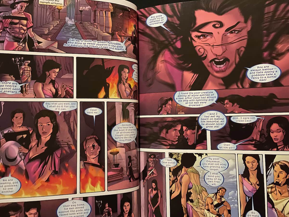 Goddess Calypso Marvel Illustrated The Odyssey