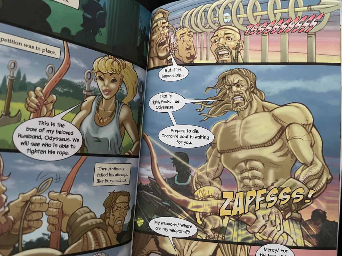 Homers The Odyssey Arrow Shooting Competition Scene