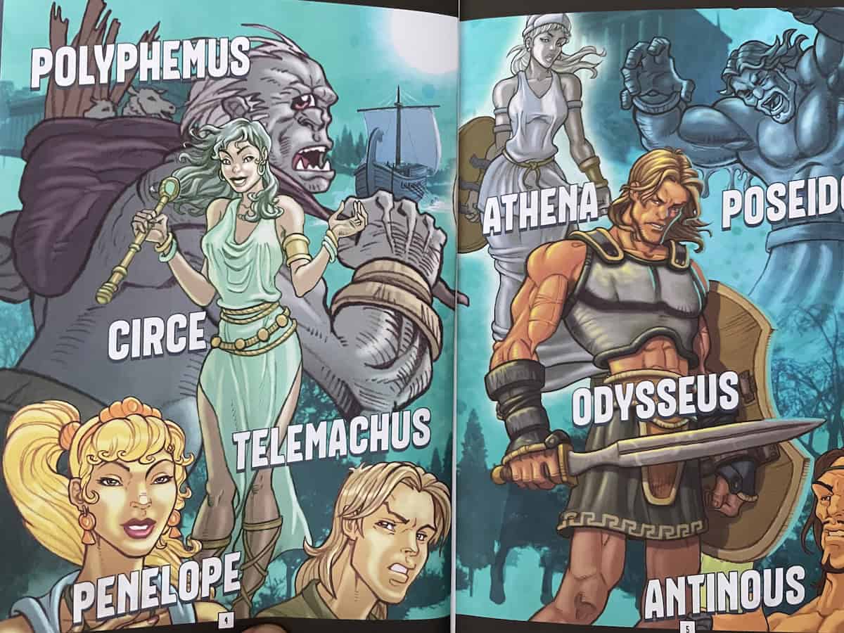 Homers The Odyssey Greek Gods Cast and Characters