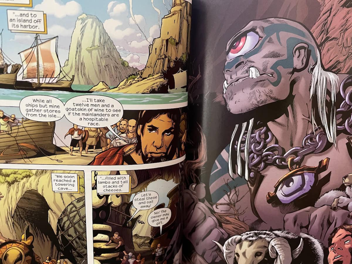 Odysseus Cyclops The Odyssey Marvel Illustrated Book