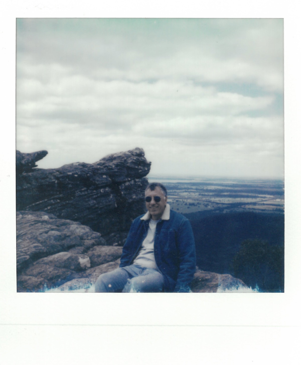 Pinnacle Summit Grampians Hiking Polaroid Photo