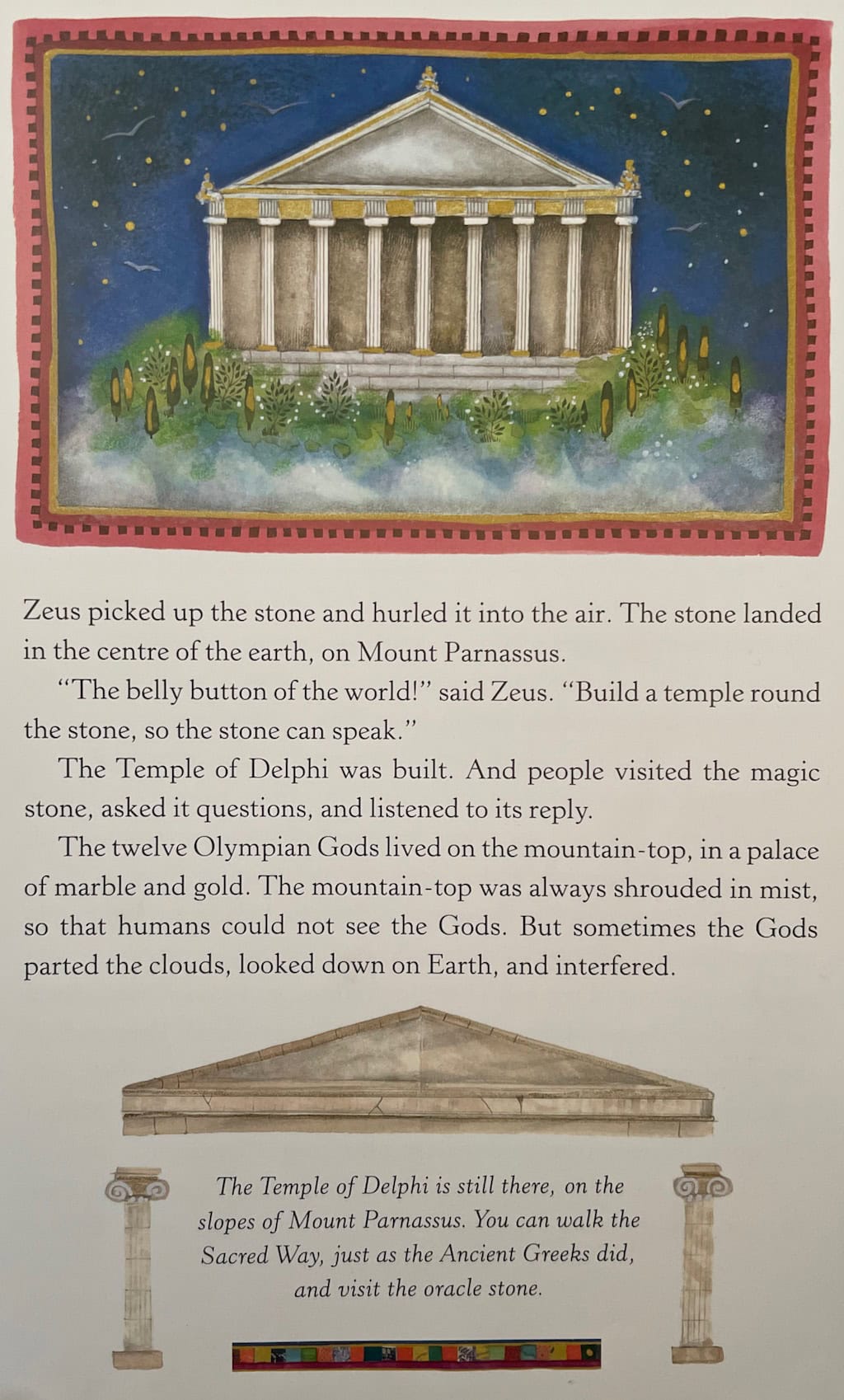 Temple of Delphi Creation Story