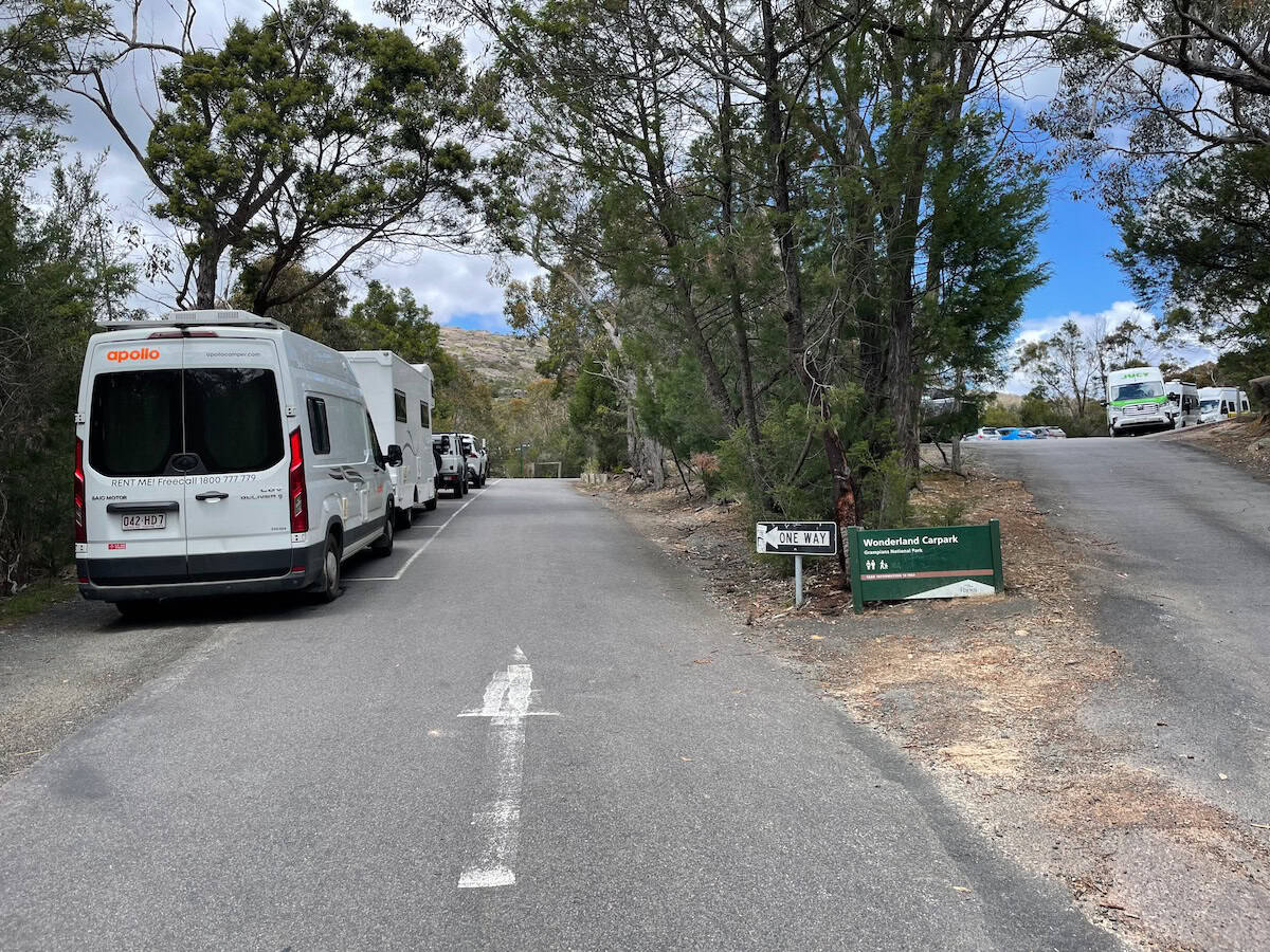 Wonderland Carpark Grampians National Park