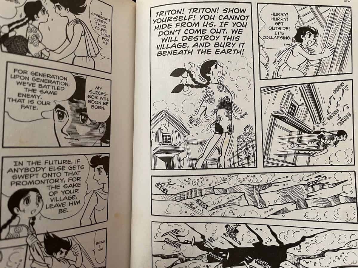 Calling Triton of the Sea Manga Scene