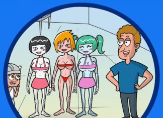 Mark Zuckerberg Comic Greek Gods uncover Facebook Meta AI Secrets