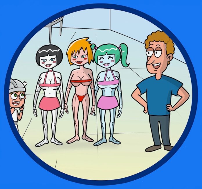 Mark Zuckerberg Comic Greek Gods uncover Facebook Meta AI Secrets