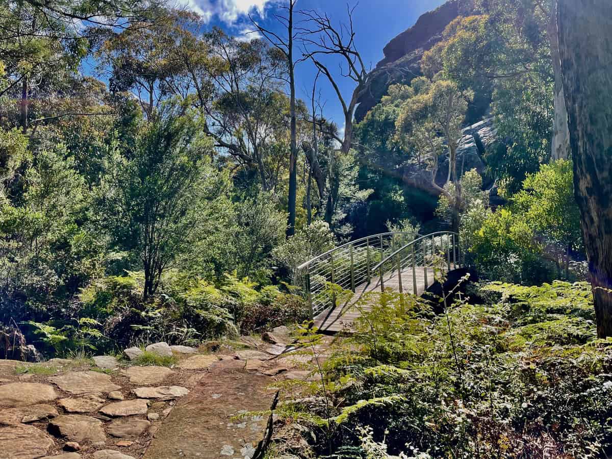 Venus Baths Loop Walk Footbridge