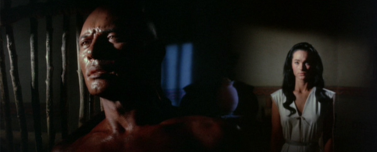 Chief Black Eagle Prisoner sad about being Mayan Sacrifice