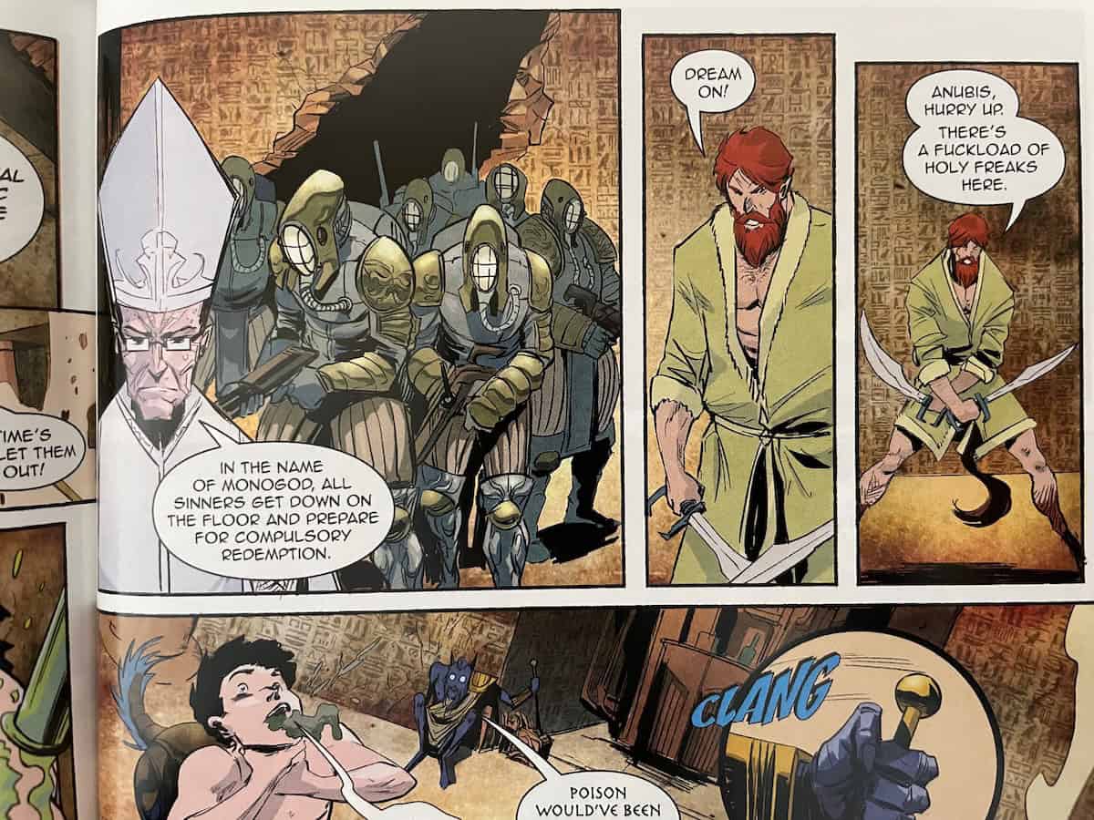 Evil Priest of Monogod Sparks of Chaos Comic