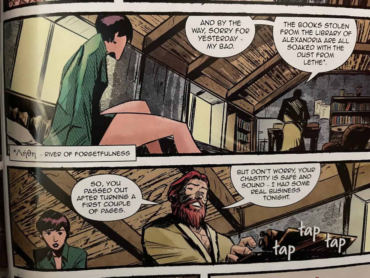 Sparks of Chaos Comic Silenus Scene