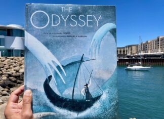 The Odyssey Book for kids illustrated by Manuela Adreani
