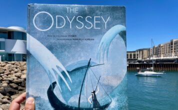 The Odyssey Book for kids illustrated by Manuela Adreani