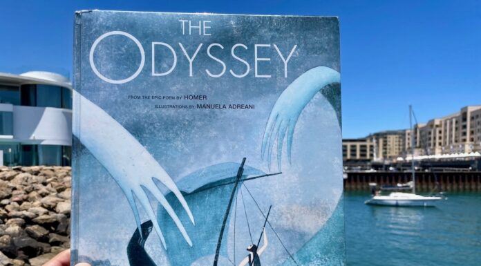 The Odyssey Book for kids illustrated by Manuela Adreani