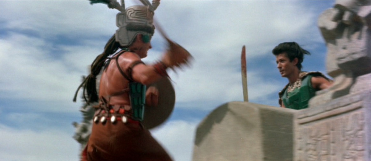 Warrior Leader Hunac Ceel Mayan King Balam Sword Fight