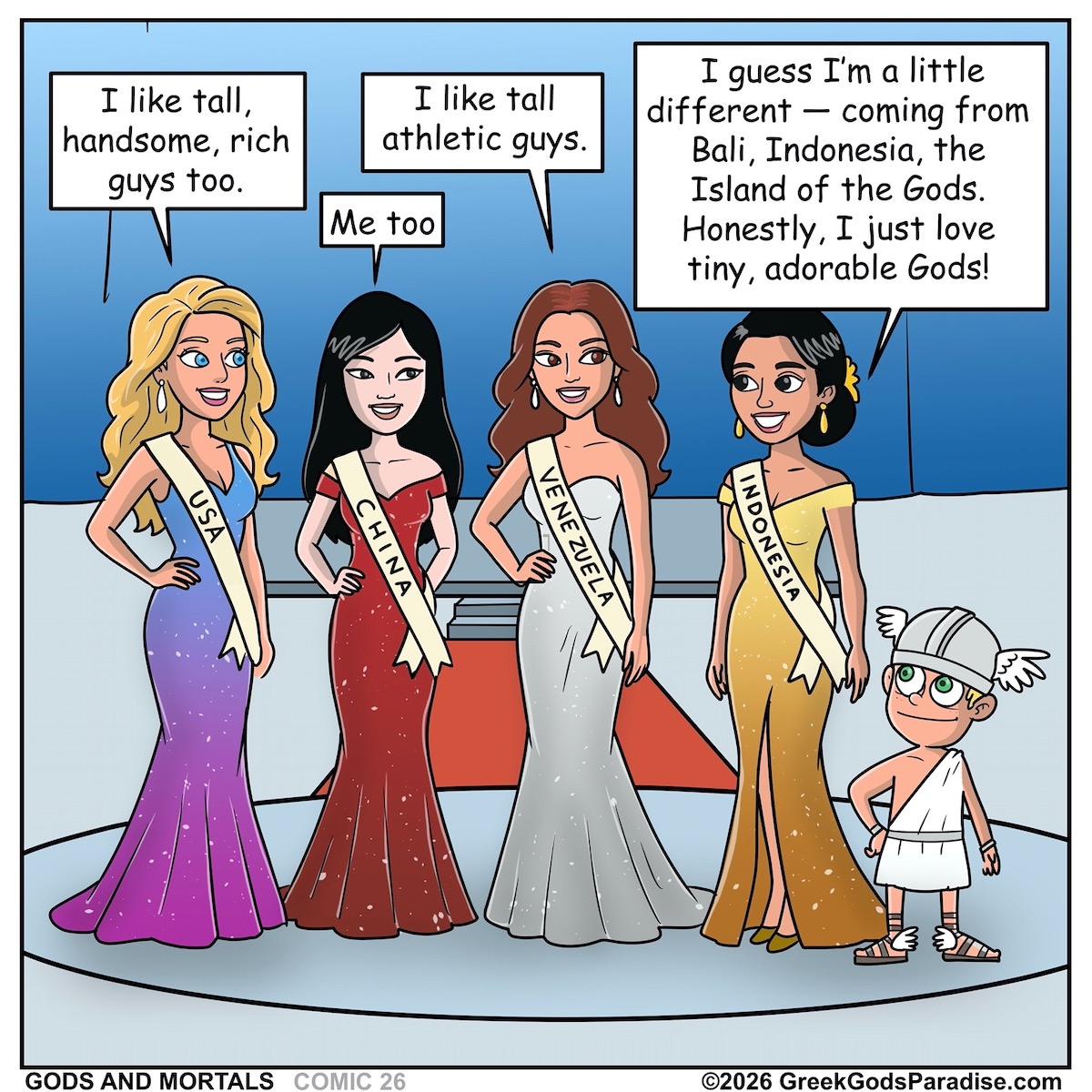 Miss Universe Comic Girls