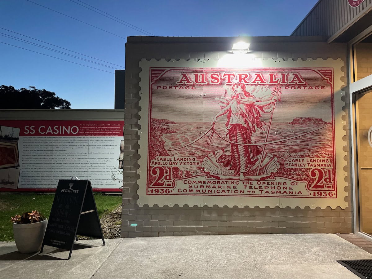 Apollo Bay Mural Amphitrite Greek Goddess of the Sea