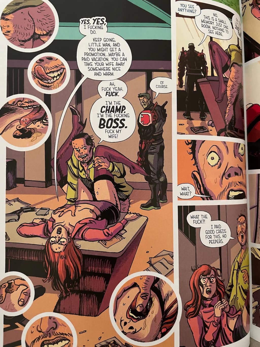 Nullhunter comic sex scene