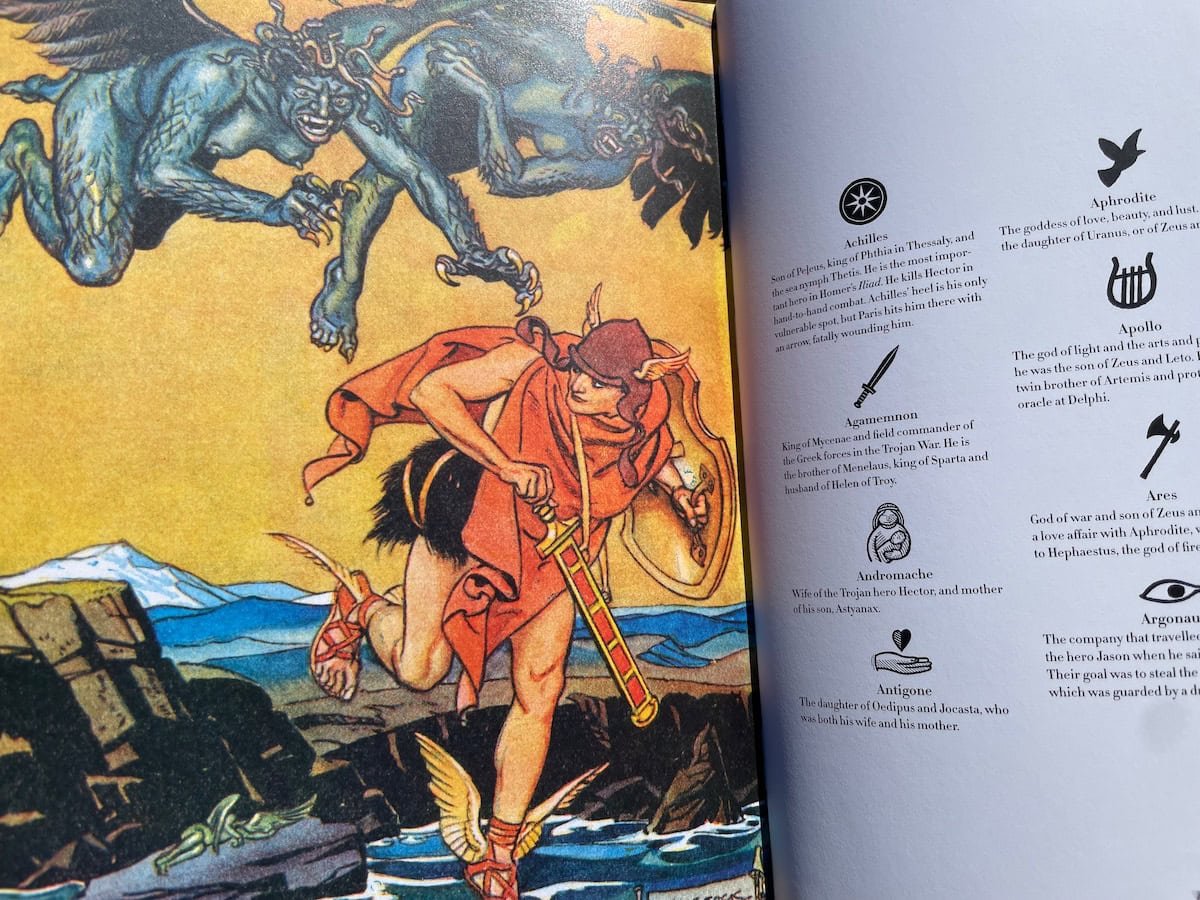 Greek Myths Glossary Gustav Schwab Book