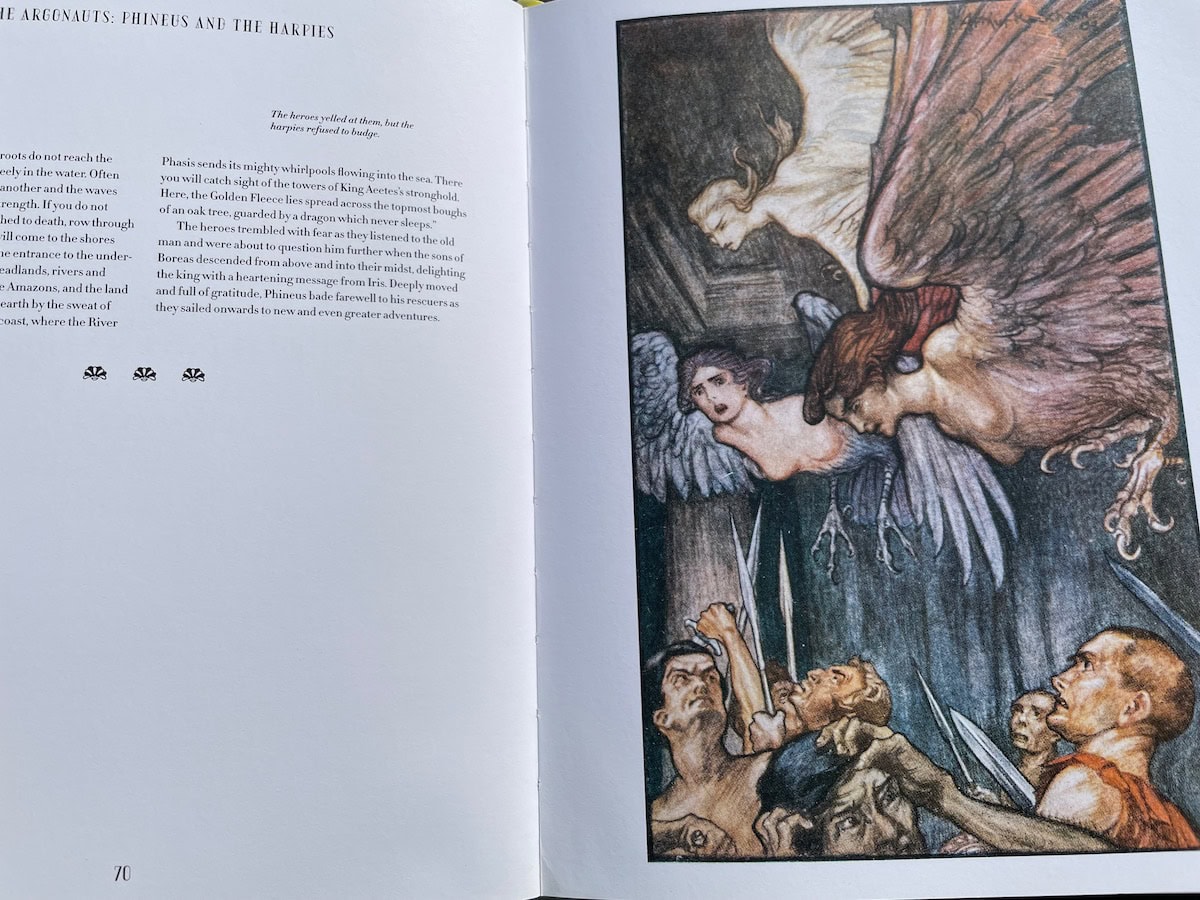 Harpies Greek Myths Gustav Schwab