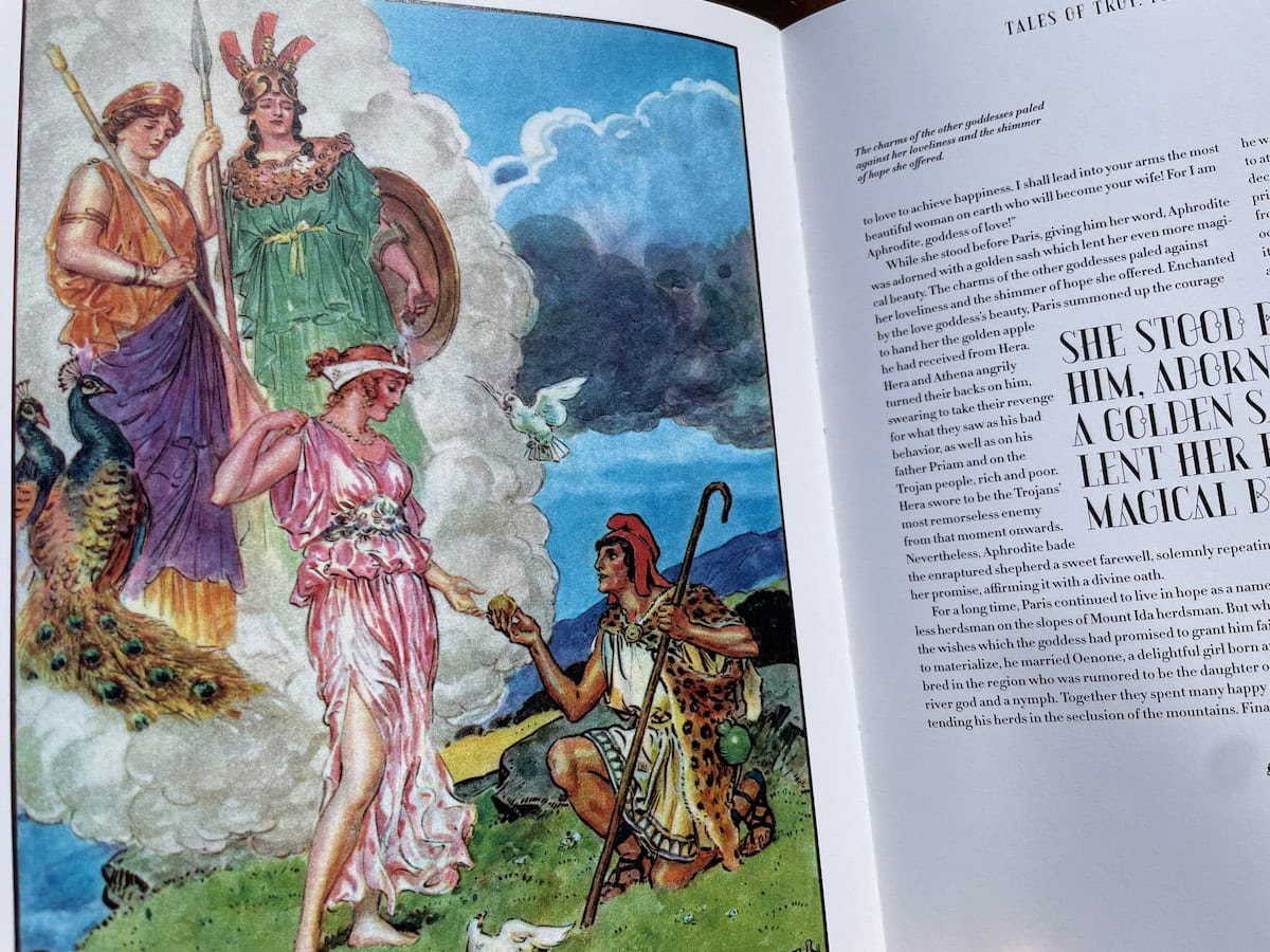 Judgement of Paris Goddesses Greek Myths Gustav Schwab