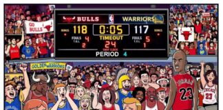 Michael Jordan Chicago Bulls Comic