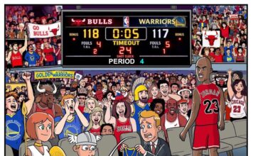 Michael Jordan Chicago Bulls Comic