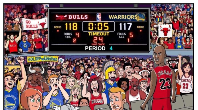 Michael Jordan Chicago Bulls Comic