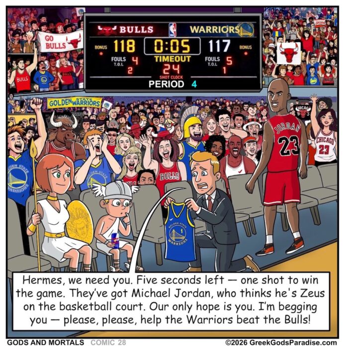 Michael Jordan Chicago Bulls Comic