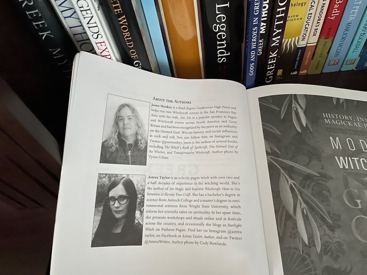 Modern Witchcraft with the Greek Gods Author Page Jason Mankey Astrea Taylor