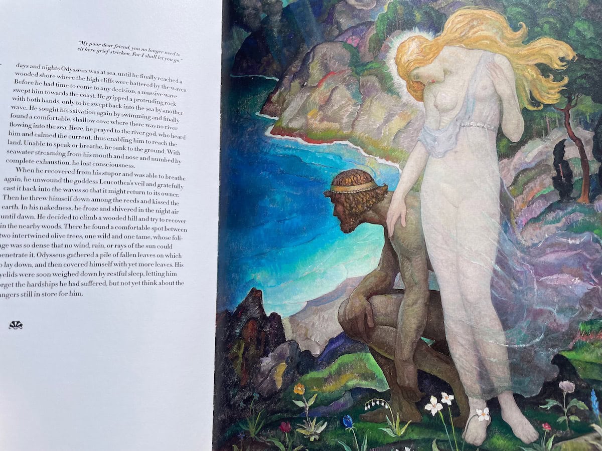 Odysseus Calypso Greek Myths Gustav Schwab