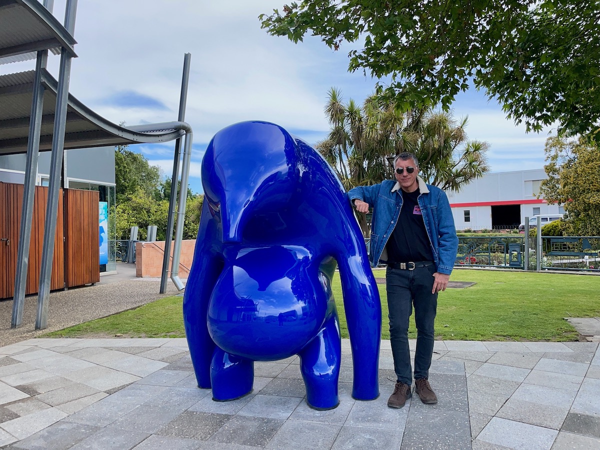Cast in Blue Sculpture Mount Gambier