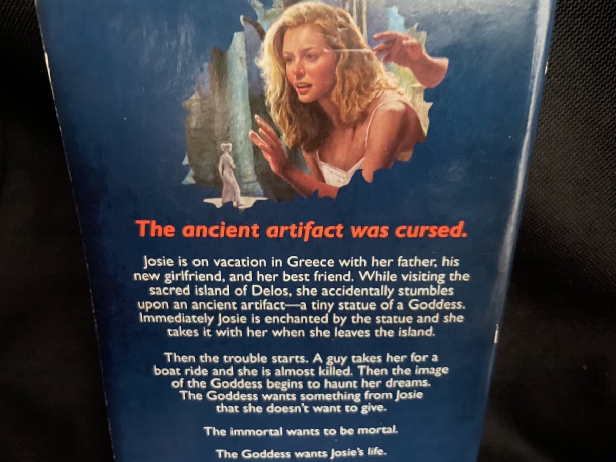 The Immortal Christopher Pike Book Back Cover Story Summary