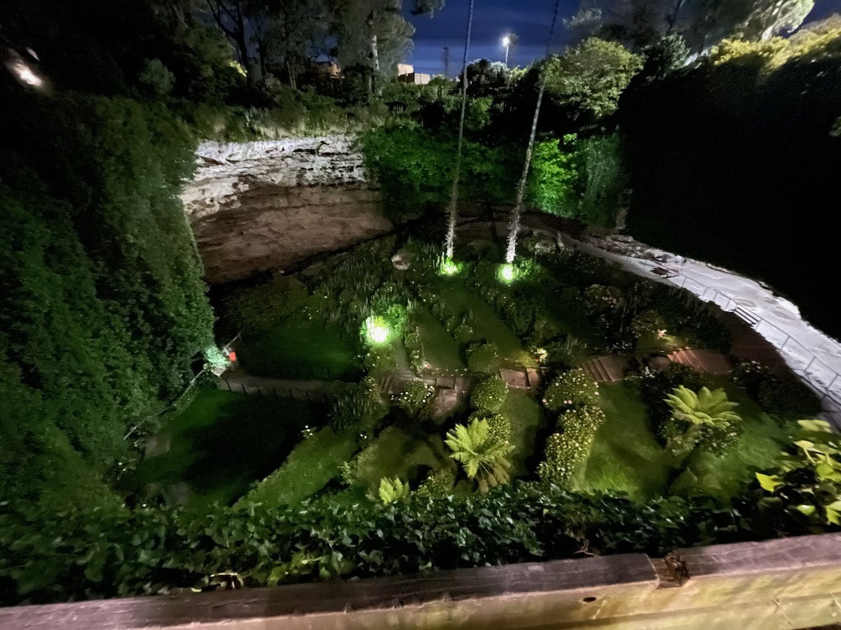 Umpherston Sinkhole Night