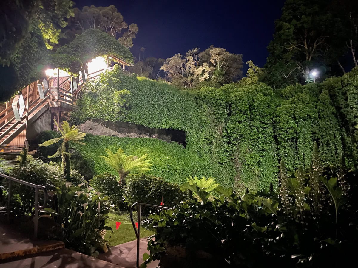 Umpherston Sinkhole Staircase Night