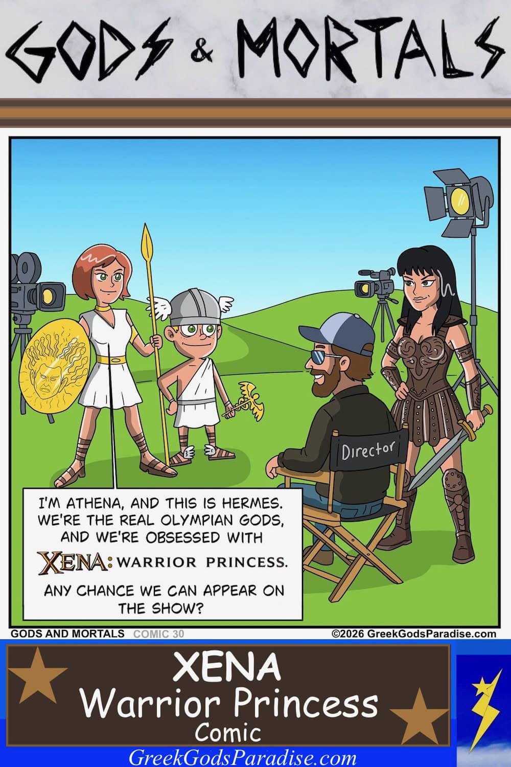 Xena Comic Olympian Gods