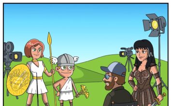 Xena Warrior Princess Comic Olympian Gods