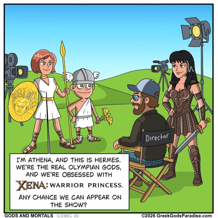 Xena Warrior Princess Comic Olympian Gods