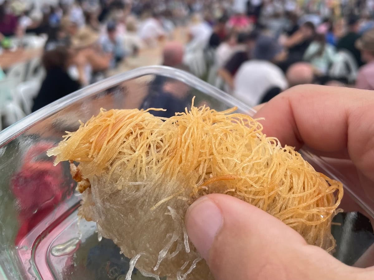 Kataifi Pastry Cyprus House Paniyiri Greek Festival