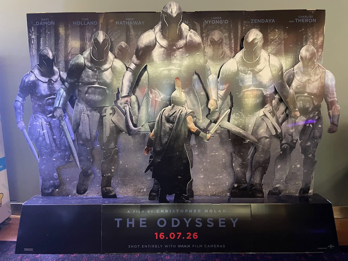 Christopher Nolan The Odyssey Odysseus versus Giant Warriors Display