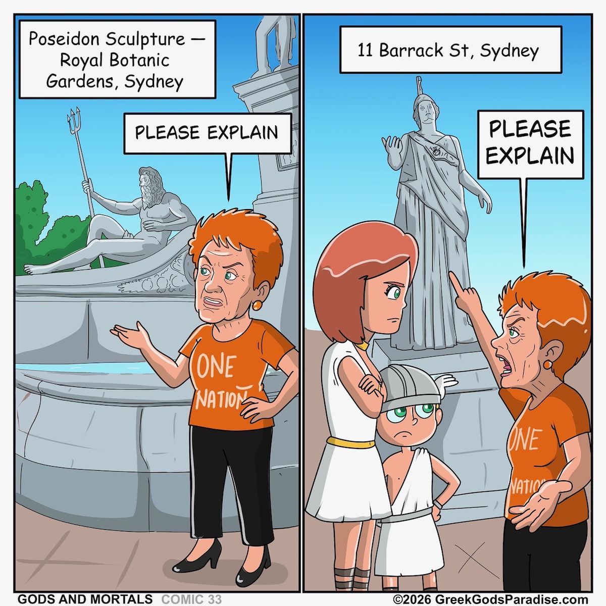 Comic Pauline Hanson Please Explain Madness
