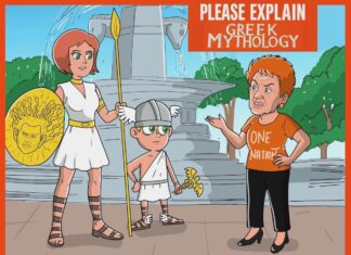 Pauline Hanson Please Explain Greek Mythology Comic