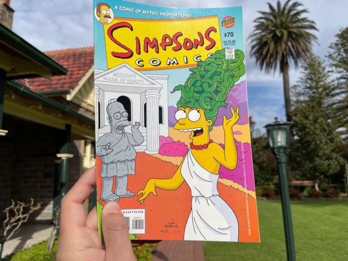 Simpsons Comic 70 Greek to Me
