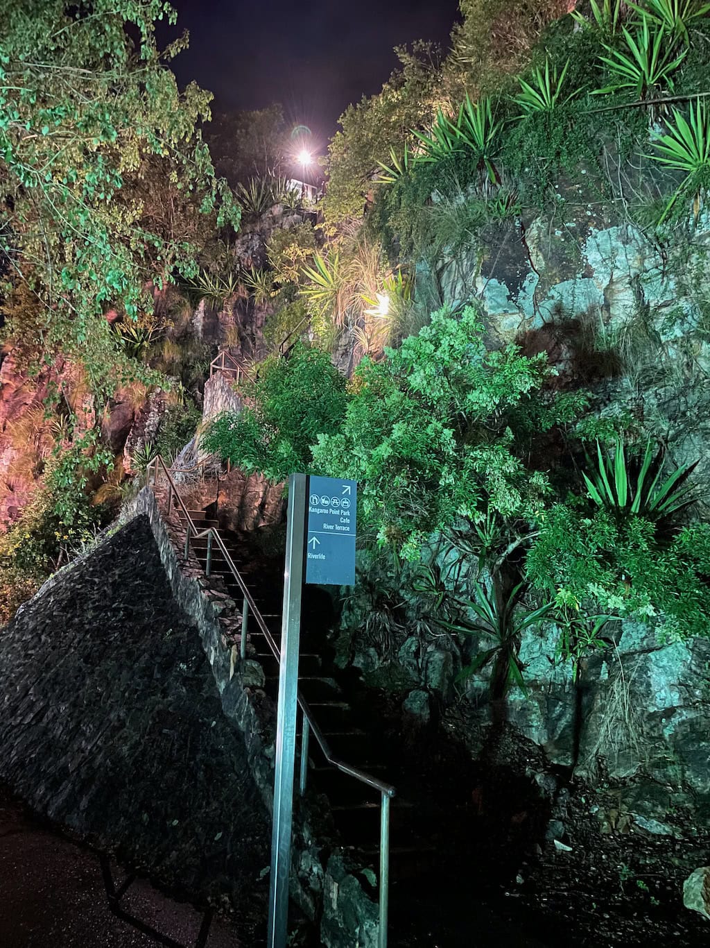 Venus Rising Kangaroo Point Park Entrance Sign Stairs