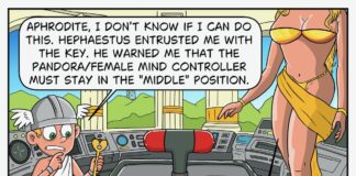 Aphrodite Comic: True Love Aphrodite Goddess of Love Comic Olympus Control Room