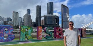 Brisbane Sign South Bank Walk