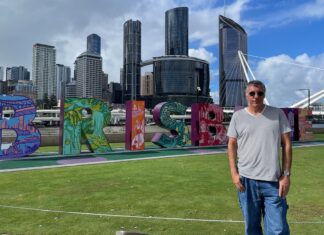 Brisbane Sign South Bank Walk