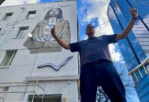 Greek Artist Skitsofrenis Mural Adelaide Australia