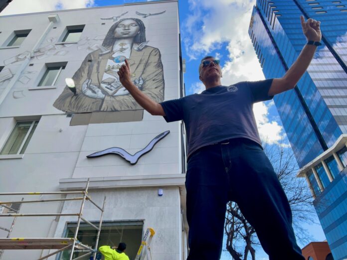 Greek Artist Skitsofrenis Mural Adelaide Australia