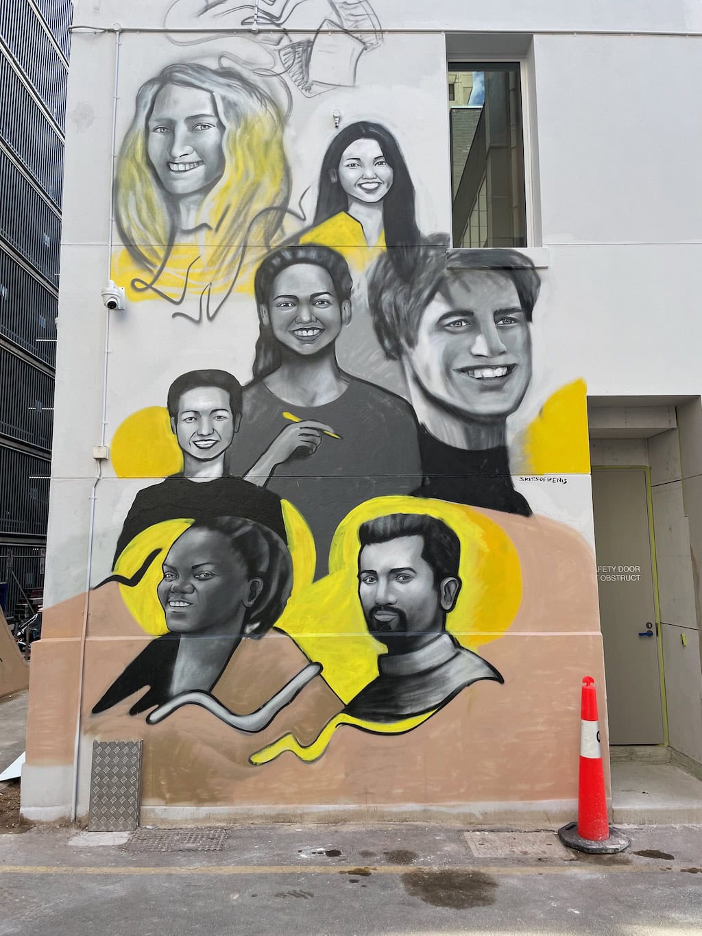 Greek Artist Skitsofrenis Mural International Students Cultural Diversity