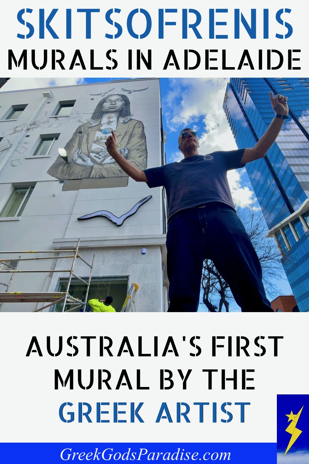 Skitsofrenis Greek Artist Adelaide Murals First Mural Australia